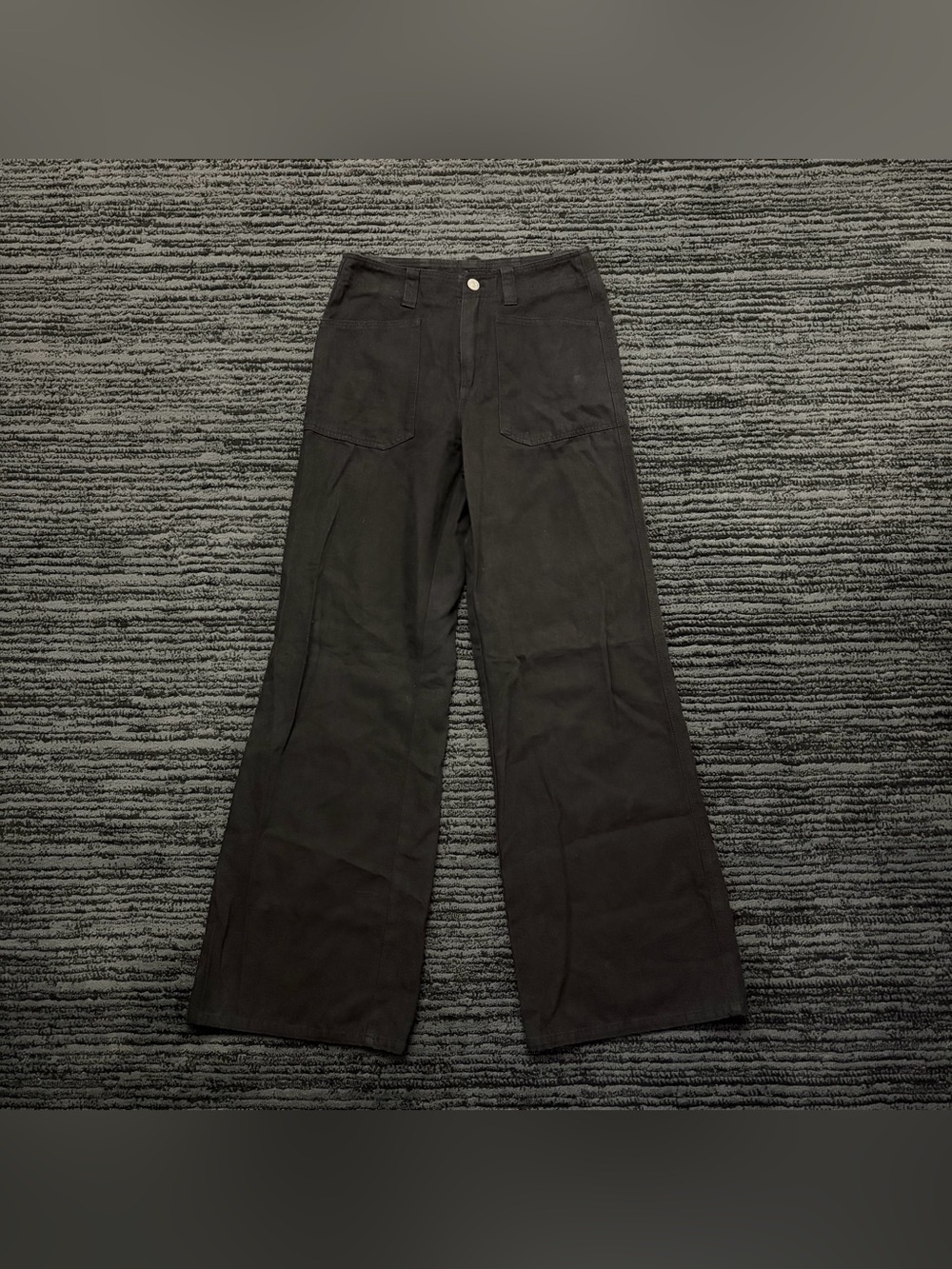 NWT Paper moon Lily wide leg high rise carpenter utility pants